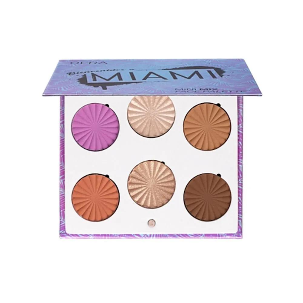 OFRA Face It Midi Palette 1 Pack Bienvenidos A Miami Mini Mix Face Palette - Bienvenidos