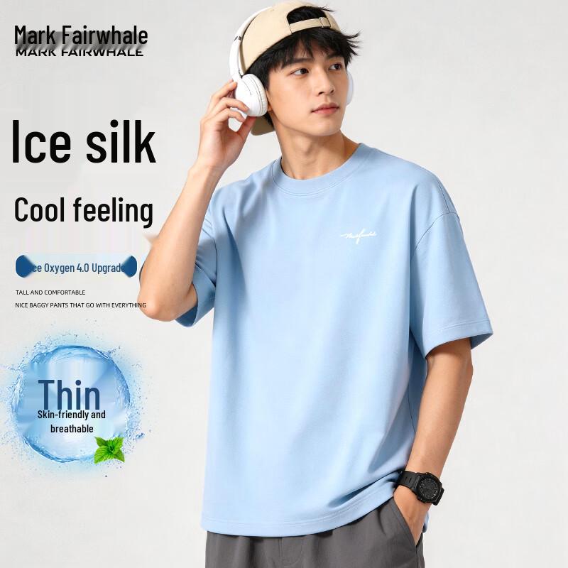 Mark Fairwhale Men s Ice Silk Short Sleeve T-Shirt M