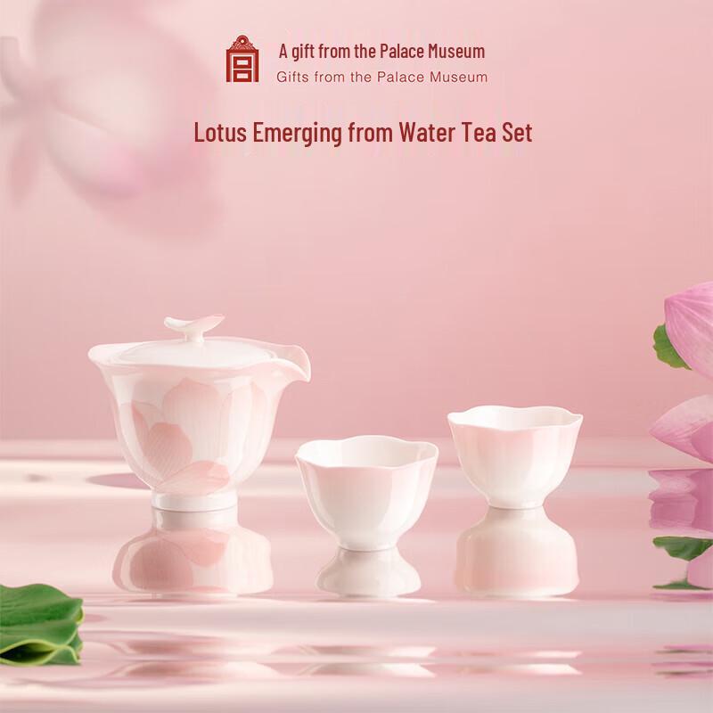 Forbidden City Water Lily Ceramic Tea Set