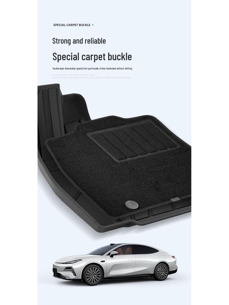 Custom TPE Floor Mats for 25 Galaxy Starry 8 Car Models - Stain-Resistant Trunk Mats Included