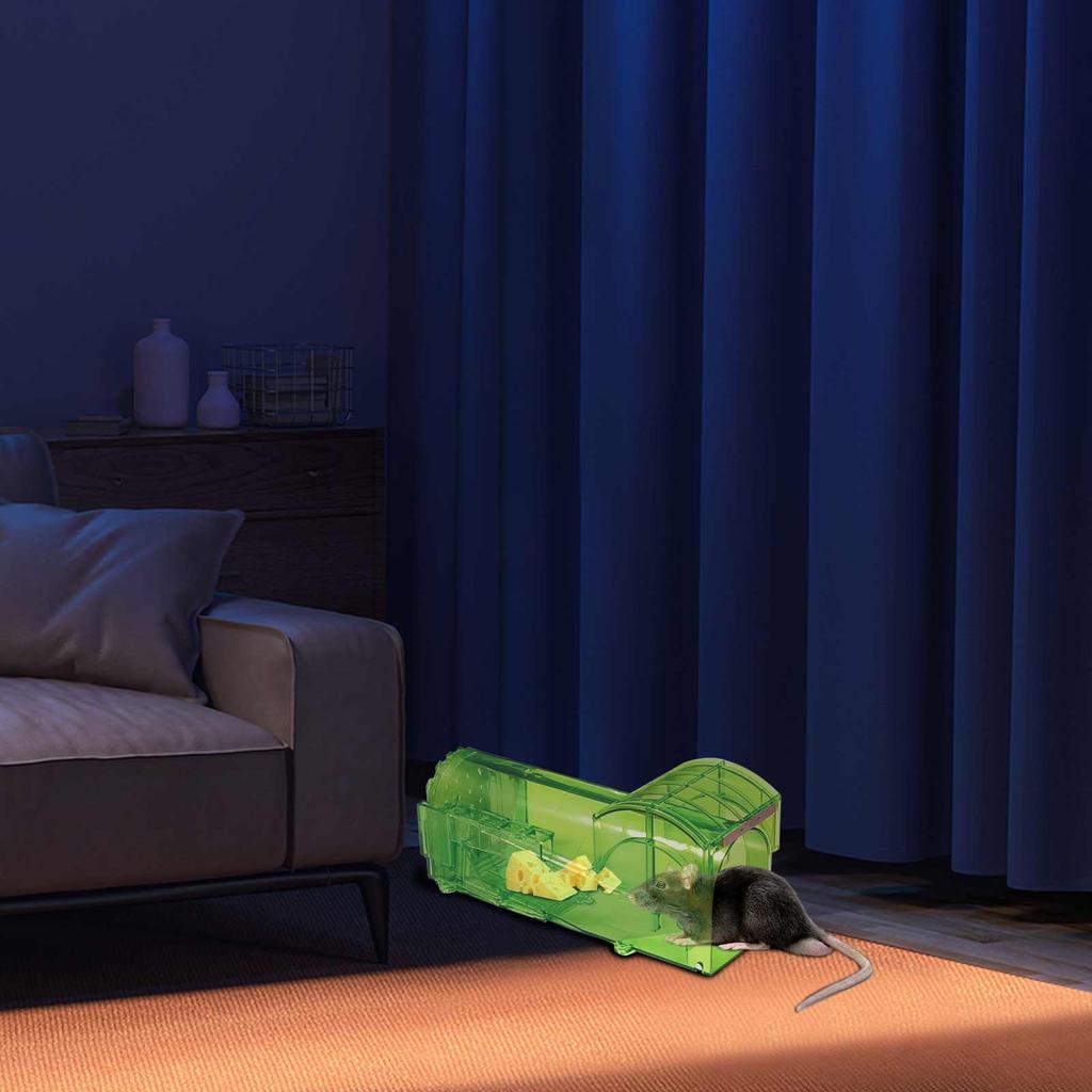 250*80*93Pedal-type Safe, Environmentally Friendly, Live Plastic Mousetrap (long Cage Model)