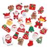 10/20Pcs Mixed Resin Christmas Fridge Magnets Cartoon Santa Claus Snowman Tree Magnet New Year Gifts Christmas Home Decoration