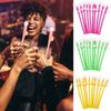 Bar Drink Straws Disposable Night Decor Durable Great Bachelorette Wedding Hen Supplies Straw for Festival