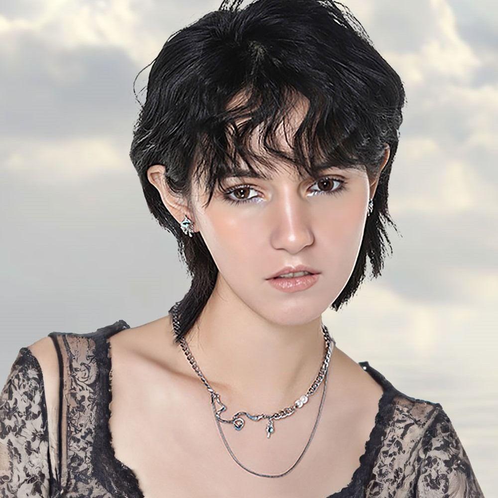 Zinc Zinc Alloy Braided Demon Eye Ear Studs Aesthetic Lucky Evil Eye Earrings Cat Eyes Earrings Studs  Party