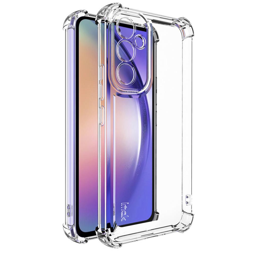 

IMAK UX-4 Series for Samsung Galaxy A54 5G Case Straight Frame Four Corner Shockproof Clear TPU Cover A