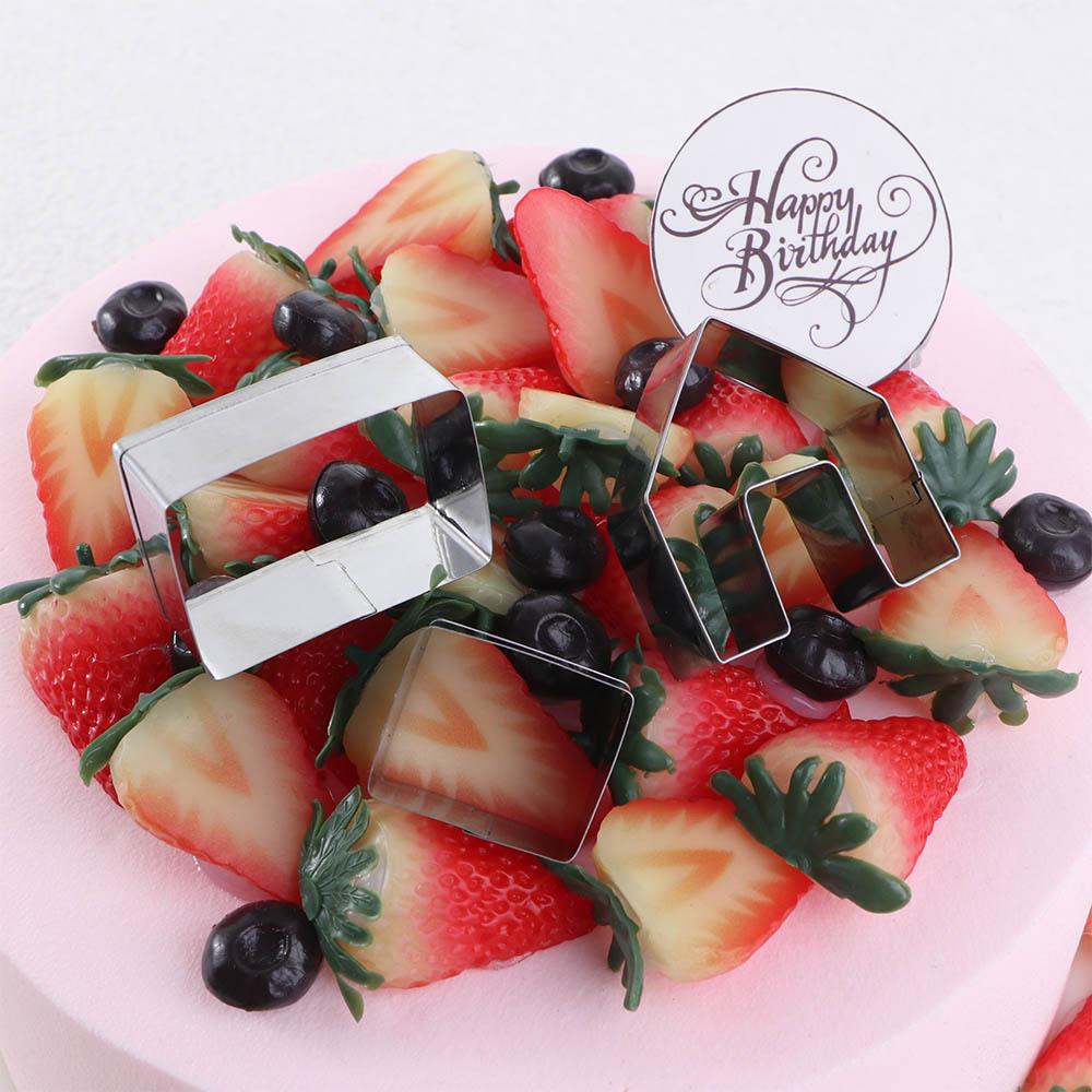 Christmas 3Pcs Cake House Pastry Food Cookie Cutter Kitchen Tool Cutting Mold Biscuit Mould