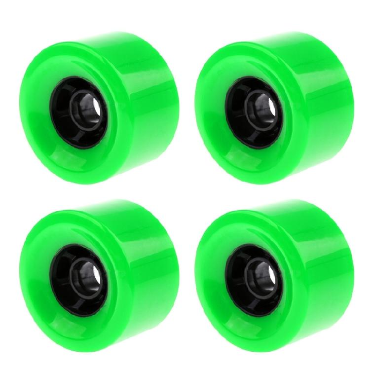 Longboards Wheels with Bearings, Soft Cruiser Wheel Street Wheel for Skateboards PU Skateboard Cruiser Wheel Replacement