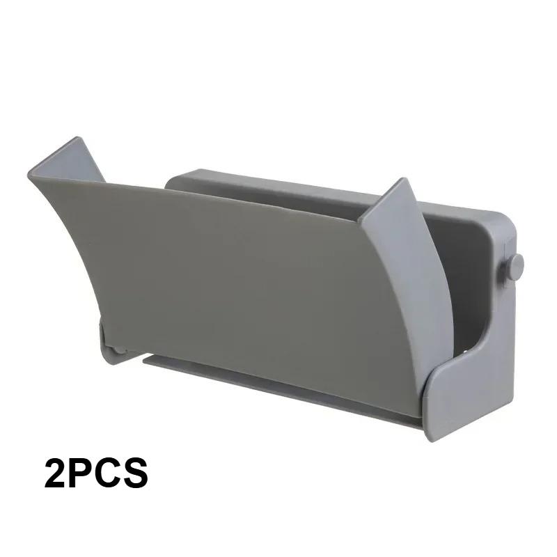 Double-layer Organizer Household Storage Rack Foldable Shoes Rack Wall Mounted Slippers Hanging Shelf Holder Storage Rack