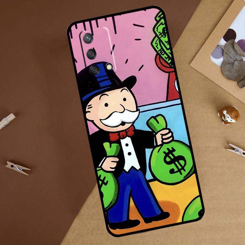 Monopolys Money Dollars For Oppo A60 A40 A80 A74 A94 A54 A18 A38 A58 A78 A98 A16 A76 A96 A15 A57S A17 A77 Phone Case