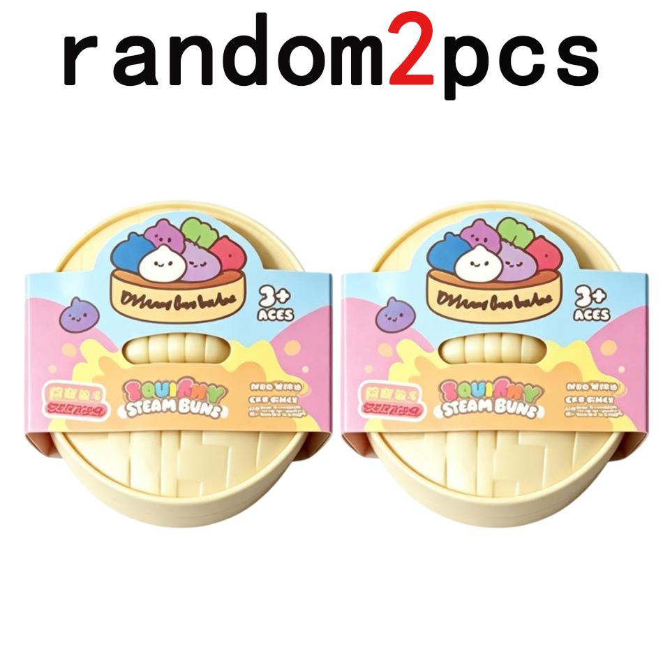5,5 cm Kleurrijk Gesimuleerd Knoedel Squishy Speelgoed Angstverlichting en Decompressie Fidget Speelgoed
