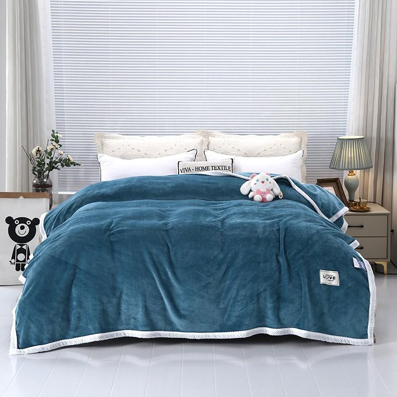 Thick Fleece Blanket Winter Office Nap Cozy Throw Soft Warm Bed 100x150cm To 200x230cm