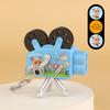 Yousheng Creative Light and Shadow Toy Mini Keychain Cute Projector Shape Hand Cranked Projection Toy Portable Children's Puzzle Toy Great Gift for