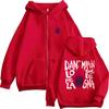 Dani Martin Lo Que Me De La Gana Tour  Zipper Hoodie Men's Retro Long Sleeve Oversized Jacket Sweatshirt Streetwear