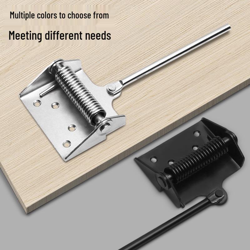 Automatic No-Drill Wooden Door Closer with Rebound Feature