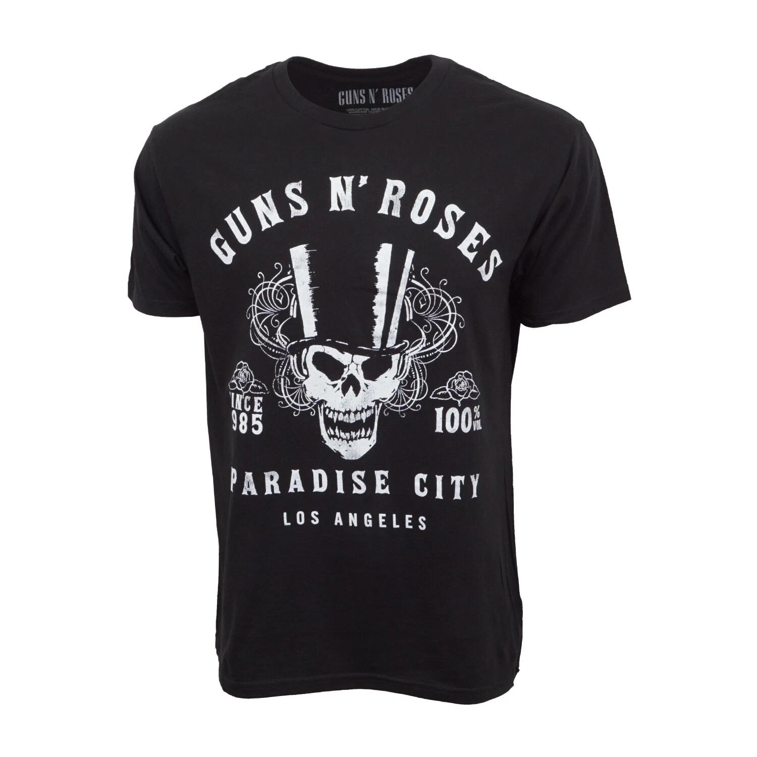 Men s Casual Graphic GS N ROSES MENS PARADISE CITY LOS ANGELES T SH... XXXL