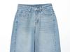 European & American Women's Mid-Waist Loose Barrel Jeans