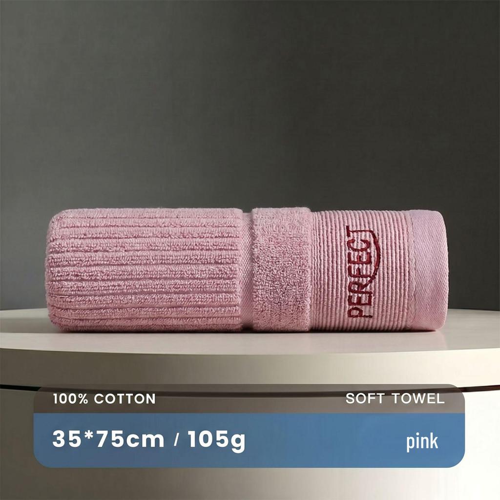 Toalla 7a de Algodón Puro Antibacteriano: Clase A, Engrosada, Muy Absorbente, No Suelta Pelusa, Adecuada para Lavar la Cara y Bañarse, Unisex.
