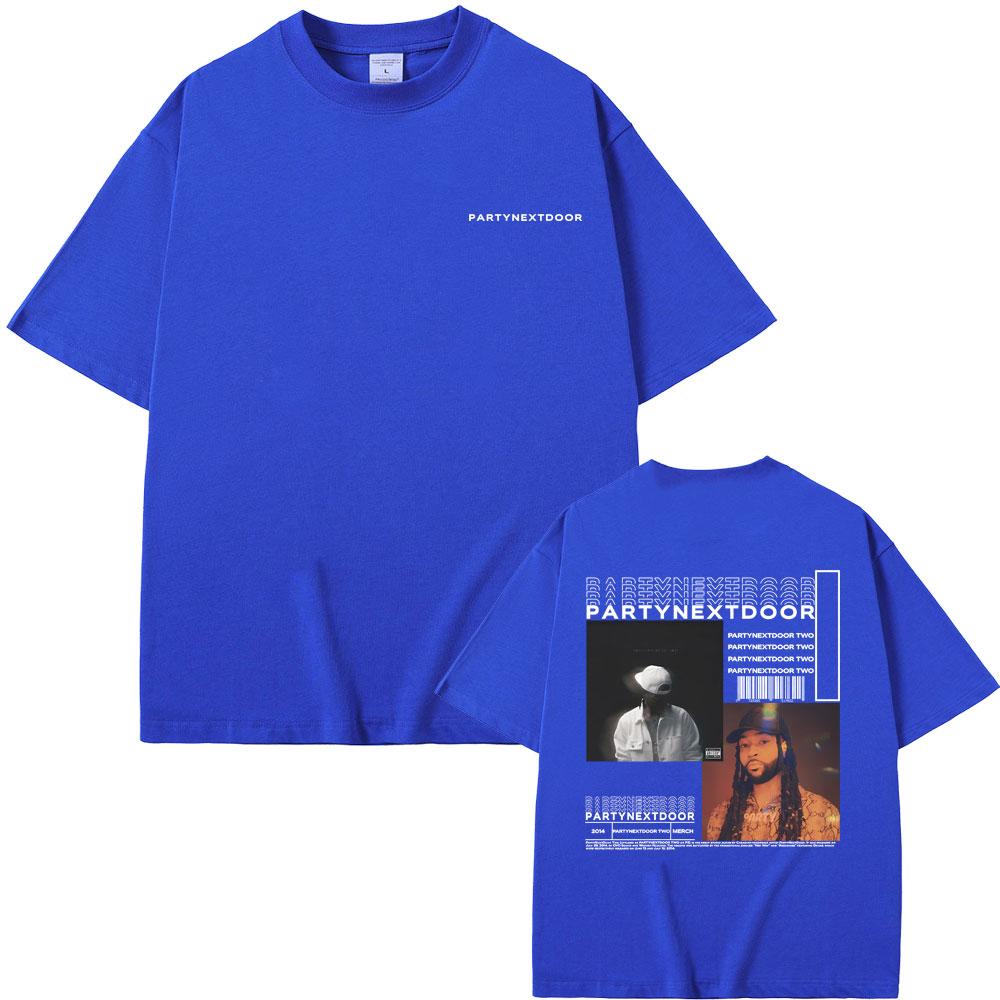 Rapper Partynextdoor Partynextdoor Dvě Alba Oboustranný Potisk Tričko Pánské Hip Hop Vintage Trička Pánské Nadměrné Streetwear