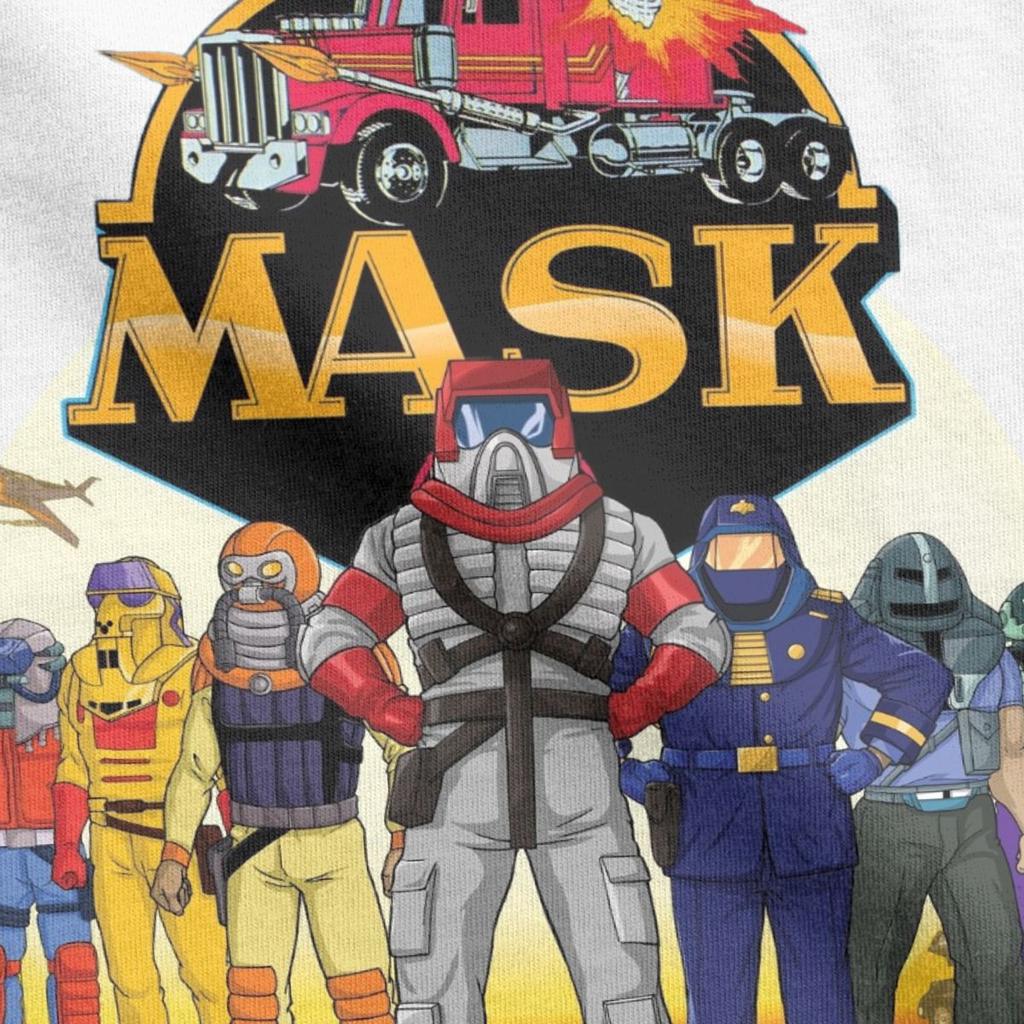 Men Women's T-Shirt MASK Mobile Armored Strike Kommand Pure Cotton Tee Shirt Short Sleeve M.A.S.K. T Shirt O Neck Clothing