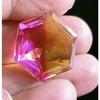 Natural Hexagon Tourmaline Bi-Color Fancy Cut 22+ Ct Stunning Gemstone