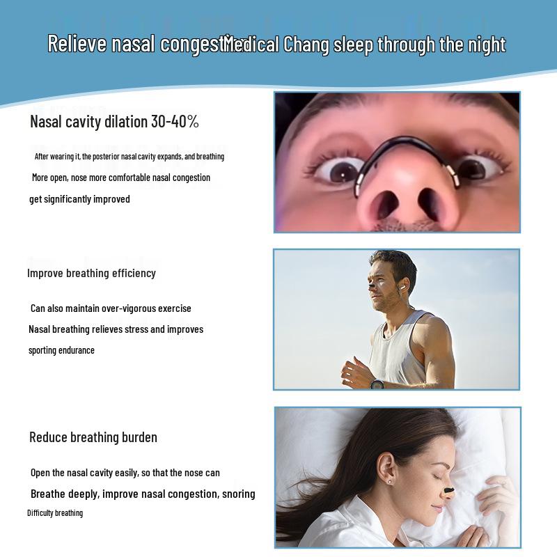 Atmungsaktives Anti-Schnarch-Magnetnasenstreifen-Set