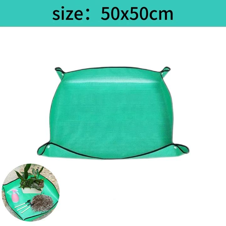 

1pc Waterproof Foldable Planting Mat Garden Mat Garden Potting Pad for Flowerpot Transplanting Mixing Soil Plant Pruning Garden