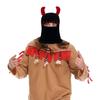 Devil Horn Face Cover Hat Knitted Balaclava Caps for Adult Teens Winter Warm Hat Adult Halloween Cosplay Costume Headwear