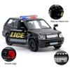 1/36 Scale Land Rover Range Rover Police SUV Vehicle Toy Car Alloy Diecast Car Model Toy with Pull Back for Children Gifts Toy Collection