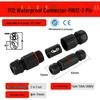 MN12 Series IP68 Miniature Outdoor Waterproof Connector for Lighting