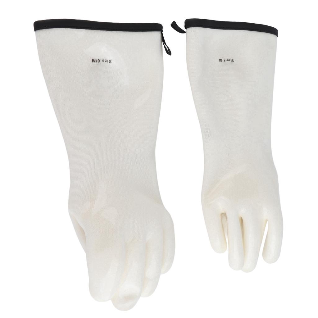 Guanti da Forno in Silicone 350 gradi Celsius Resistenti al Calore Antiaderenti Lunghi Guanti da Cucina per Barbecue per Cuocere al Forno Cucinare