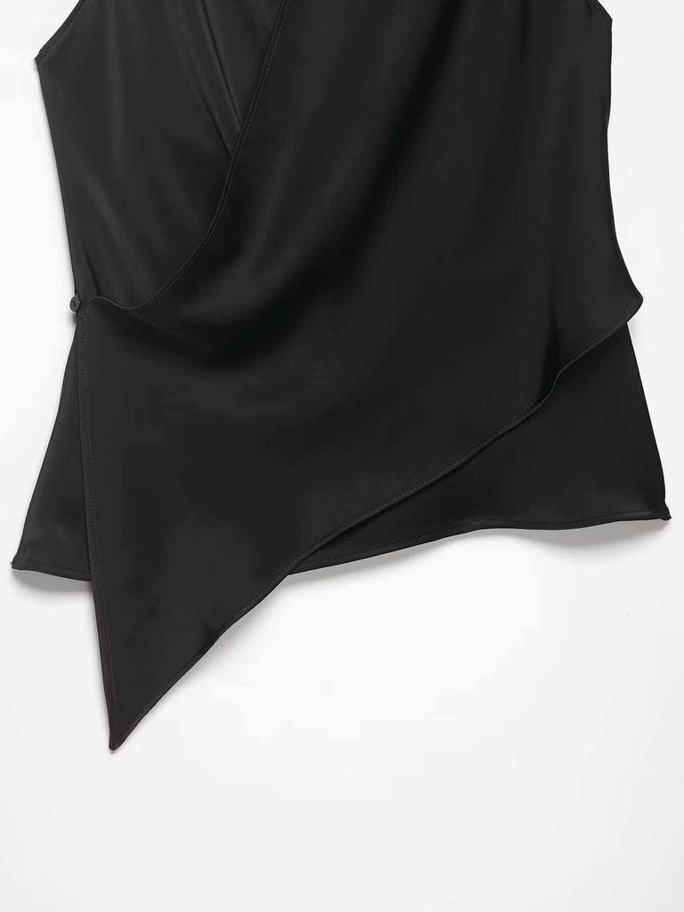 Women's Summer Sexy V-Neck Irregular Sleeveless Vest