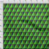 oneOone Cotton Flex Green Fabric Geometric Diy Clothing Quilting Fabric Print Fabric By Yard 40 Inch