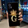 Phone Case For Motorola Edge 30 Lite/Motorola Edge 30 Neo 5G Black Case Shockproof Soft Fashion Letter Crown Cover