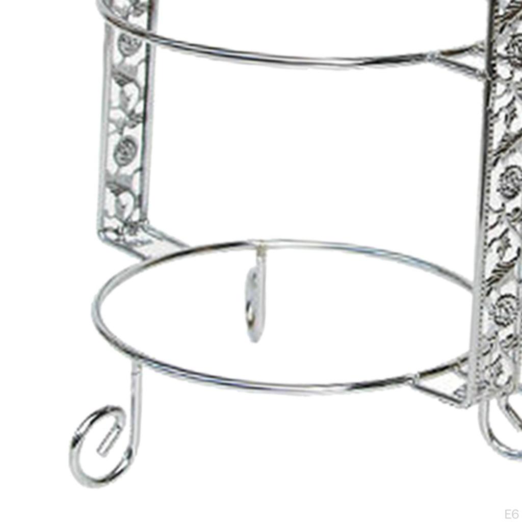 2 Tier , Iron 2-Tire Cupcake Platter,An Elegant Tray for Serving Sandwiches, Cake, Sliced Cheese and