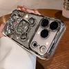 Glitter Quicksand Bear Is Suitable for Apple 17 Mobile Phone Case Iphone17promax New Lens All-inclusive Anti-drop Soft Case