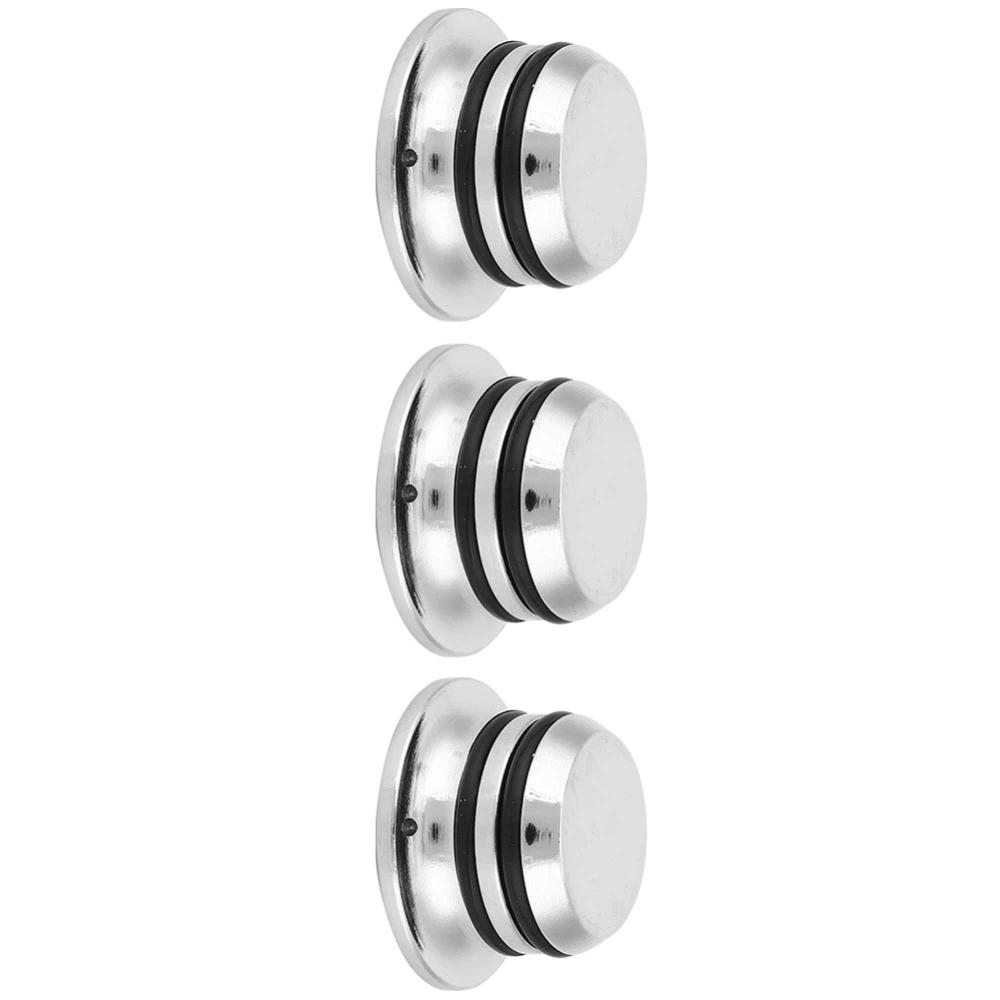 3PCS Metal Guitar Knobs Silver Color Bass Knobs Volume Control Knobs For Electric Guitar