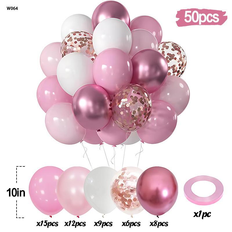 10-Zoll Latex-Ballon Festival Set: Individuell gestaltbare Ballonketten-Dekoration