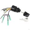 Boat Ignition Switch with two keys for Mariner 3 Position 87-17009A5 .
