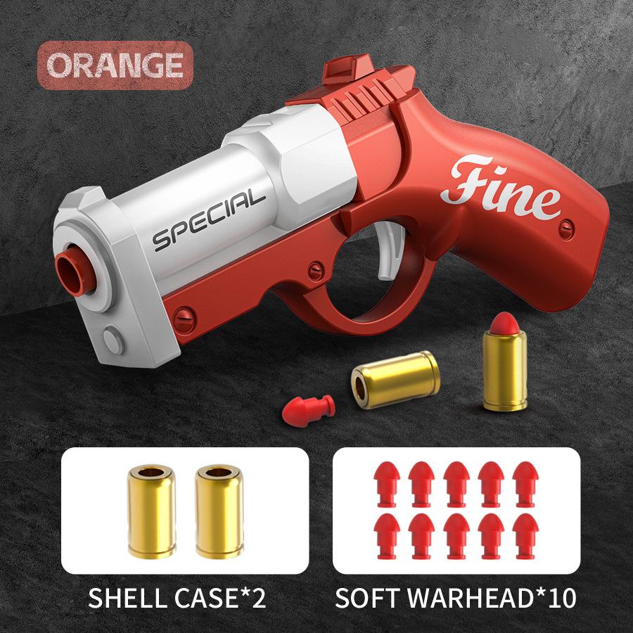 

Гоблинский метательный пистолет с мягкими пулями, может стрелять игрушечным пистолетом для мальчиков, мини-модель дробовика с ручным затвором красный