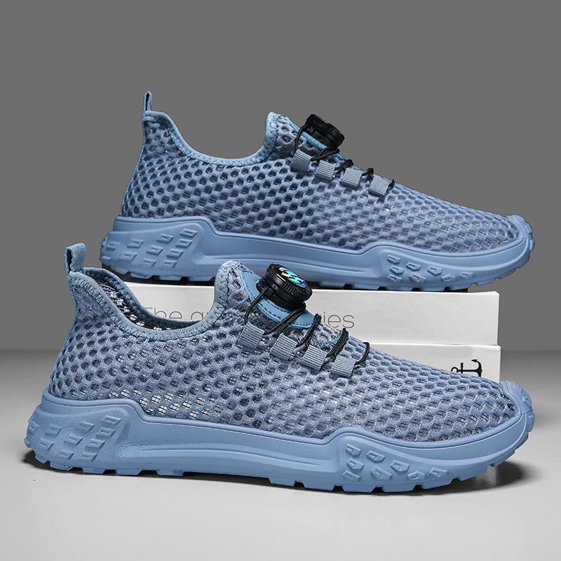 Outdoor Comfortable Mesh Men Casual Sneakers Fashion Non-slip Breathable Man Walking Shoes Lightweight Soft Running Sport Shoes