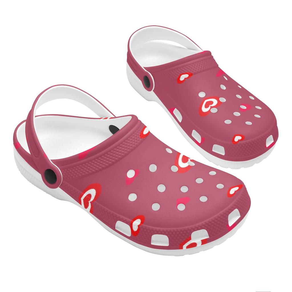 Printed EVA Clogs Women Men Easy Clean Lightweight Slip On Summer Sandals Casual Shoes Soft Sole Daily Walking Leisure Wear