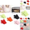 Verdickte Mikrowellenhandschuhe Backofen Spezial Hitzebeständig Rutschfest Hochtemperatur Beständig Küchenhandschuhe