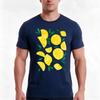 Watercolor Lemons Green And Yellow Tshirt Summer Casual Cotton Tee Oversized Streetwear Tops Vintage Graphic Print