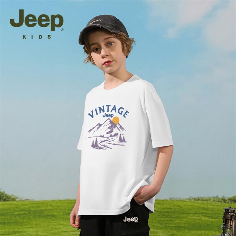 JEEP Children's Breathable Cartoon Short Sleeve T-Shirt
