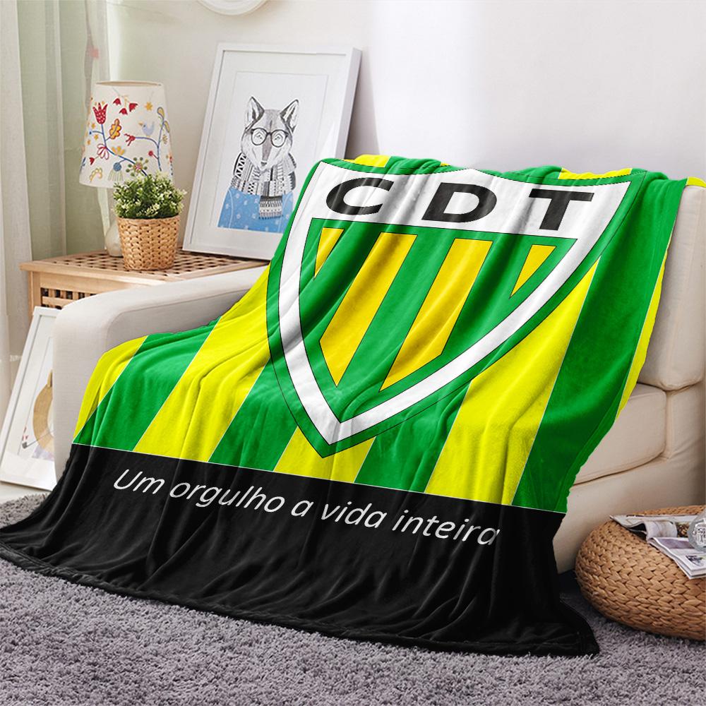 Tundra Sports Club Print Flannel Blanket, High quality Comfortable for All Seasons, Home Decor, Warmth and Comfort