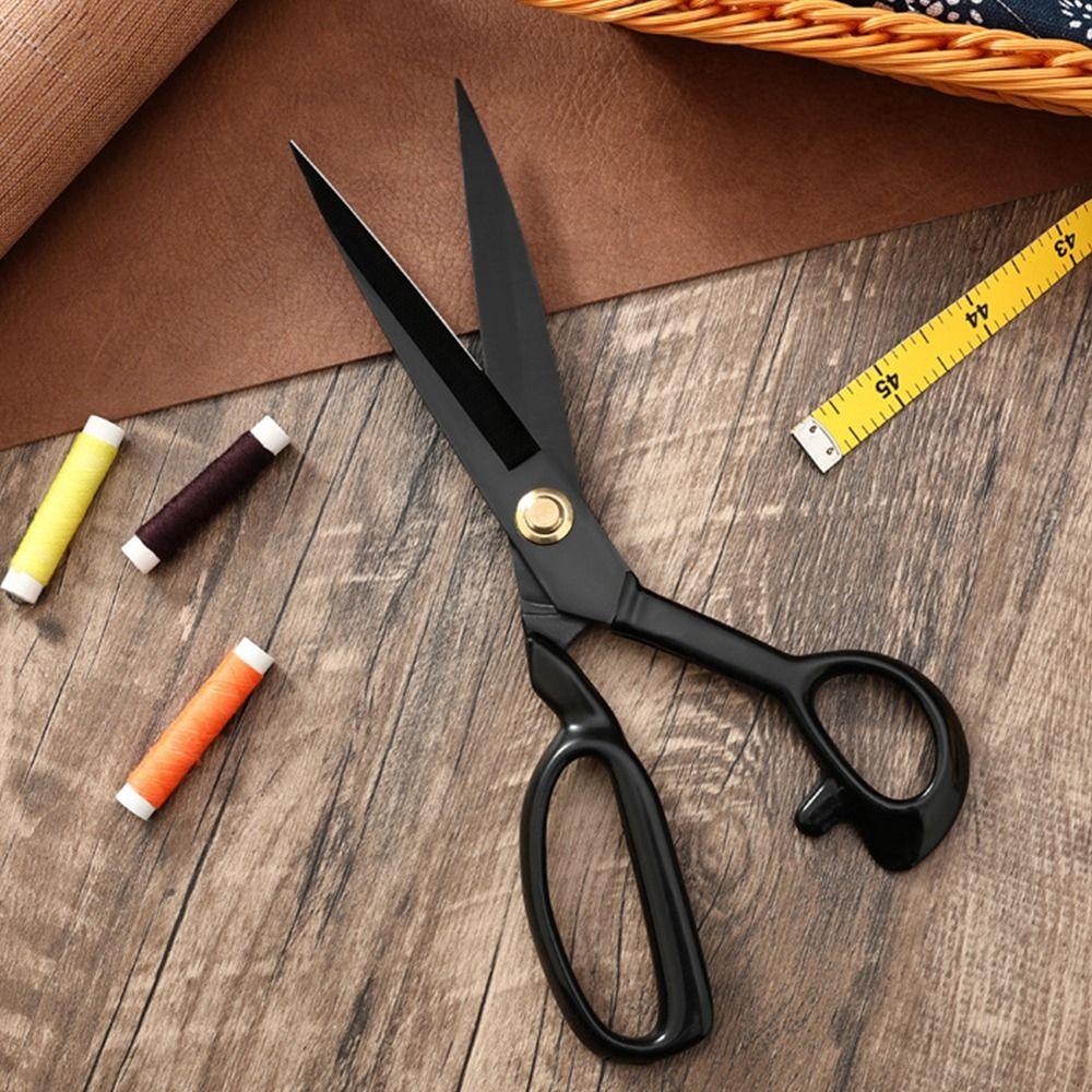 8-12inch Fabric Scissors Ergonomic Leather Cutting Scissors Sewing Shears Tailoring Work