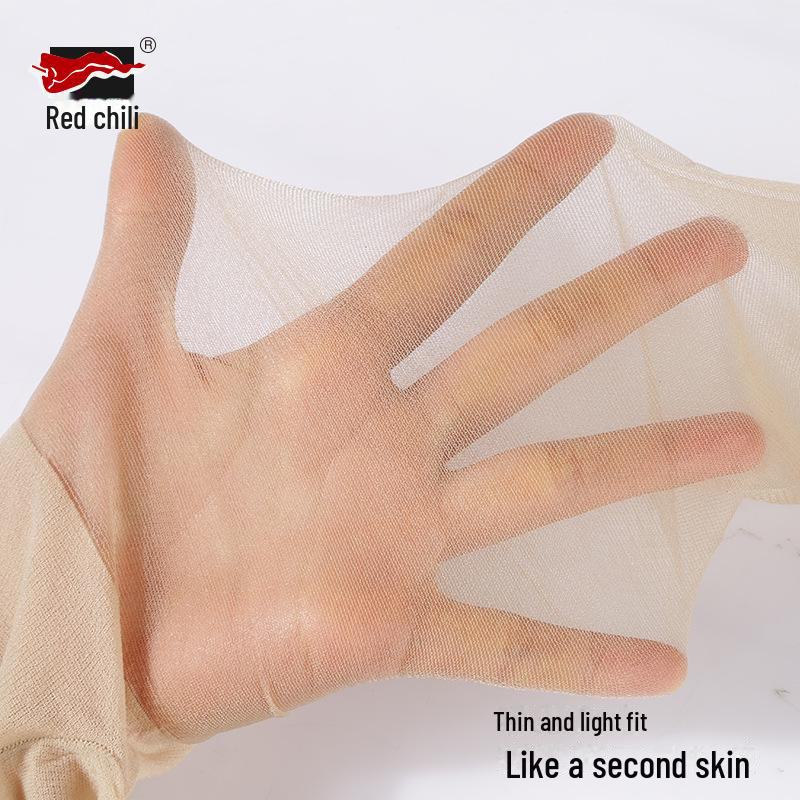 Red Pepper Anti-Snag 15D Silk Stockings for Women - Durable, Thin, Narrow T-Crotch Pantyhose with Skin Care Benefits