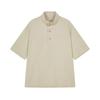 CROQUIS Men's 2025 Summer Loose Stand Collar Short Sleeve Shirt