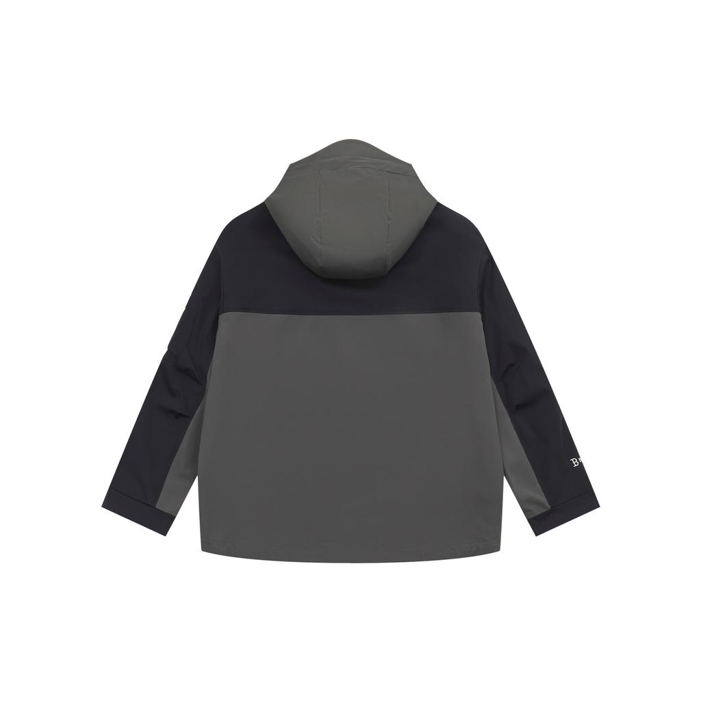 New MLB Boston Red Sox Basic Collection SS25 Windproof Jackets & Coats Unisex Dark Charcoal Gray 3AWJB0551-43CGD