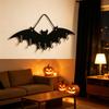 Wooden Bat Key Rack with Five Metal Hangers, Wall Mounted Storage for Entryway Keys, Bedroom Display, and Living Room Wall Use Today